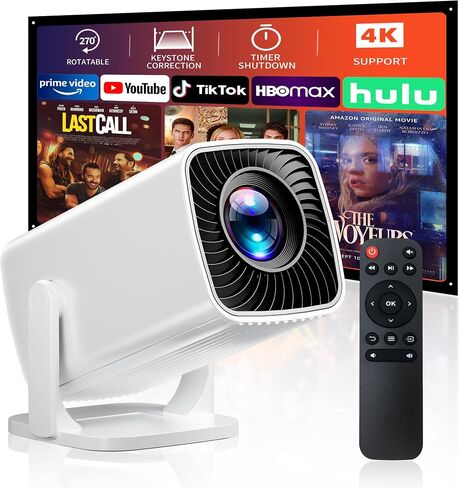 Mini Projector with 4K Support, Portable Short Throw Proyector in Saudi Arabia