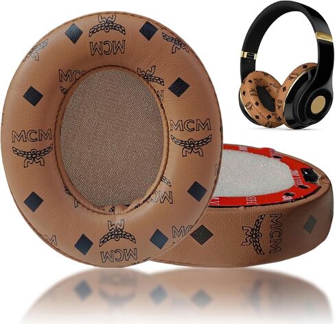 Replacement Earpads for Beats Studio 3/ Studio 2 Headphones - Brown Flower in Saudi Arabia