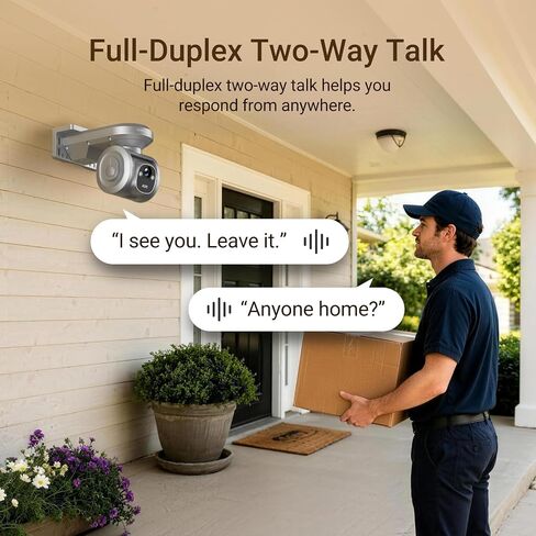 4MP 5G/2.4G Solar Security Camera Outdoor 2.5K QHD, 24/7 Recording, 8W Solar Panel Powered, Pan Tilt AI Person/Animial/Vehicle Tracking, Color Night Vision, IP65 Cold-Resistant in Saudi Arabia