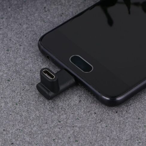 2pcs Right Angled USB Type C Male to Female Connector Adapter Extender in Kuwait
