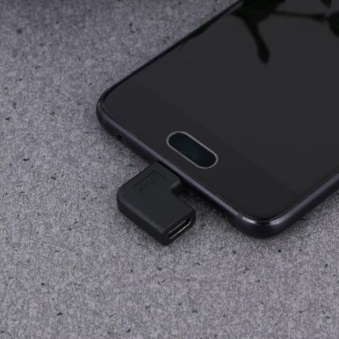 2pcs Right Angled USB Type C Male to Female Connector Adapter Extender in Kuwait
