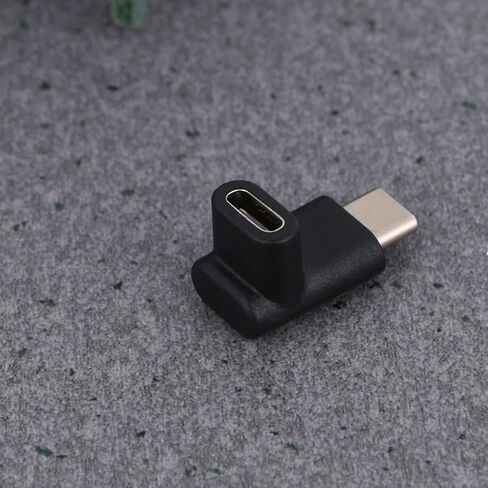 2pcs Right Angled USB Type C Male to Female Connector Adapter Extender in Kuwait