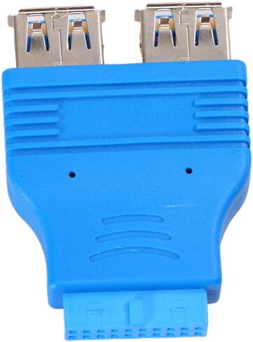 VICASKY USB to USB Female Adapter, Dual 2 Port Motherboard Connector in Kuwait