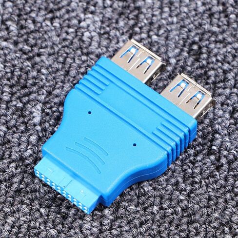 VICASKY USB to USB Female Adapter, Dual 2 Port Motherboard Connector in Kuwait