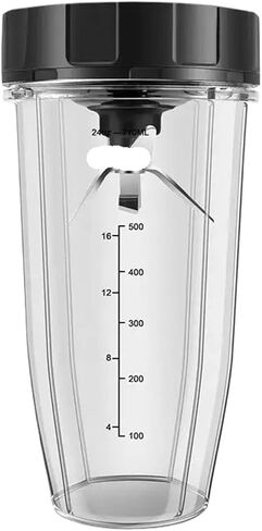 Delivery Blender Replacement Parts，Compatible For Ninja, 24Oz Cup 7 Extractor,Compatible For Nutri Auto IQ BN801 SS101 BL480 in Saudi Arabia