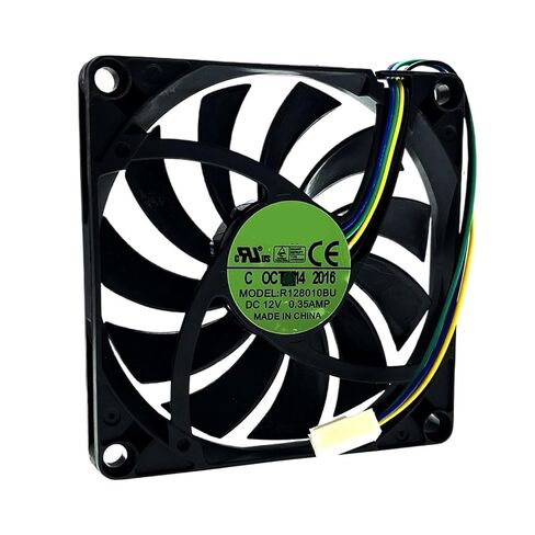 R128010BU 80mm 10mm Fan 80X80X10mm Dual Ball Bearing 0.35A 3900RPM in Kuwait