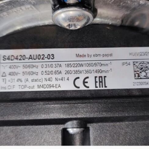 S4D420-AU02-03 400V 0.52/0.65A 260/385W 1360/1490RPM Cooling Fan 420mm in Saudi Arabia