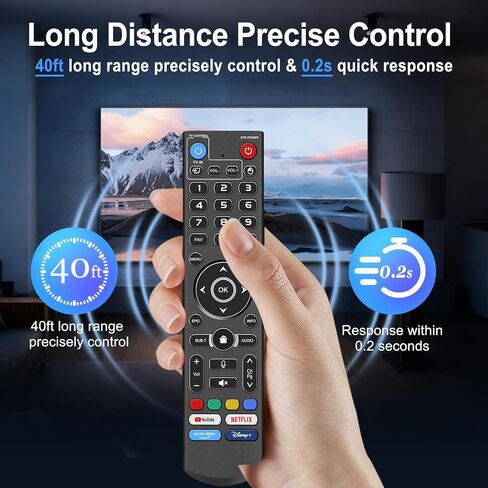 Voice Backlight Remote Control Replacement Compatible for vSeeBox V6/V5/V3 Pro, V6/V3 Plus V1/V6 Max,Elite/Elite Ultra, and Elite Mini. in Kuwait