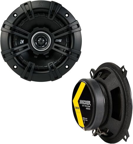 Harmony Audio Compatible with Chevy Silverado Truck 2007-2013 Speaker Replacement Kicker Bundle DSC5 & Harmony HA-A400.4 Amp in Saudi Arabia