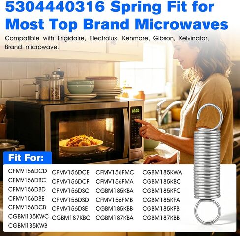 5304440316 Microwave Door Spring Replacement Frigidaire/Hisense Microwaves in Saudi Arabia
