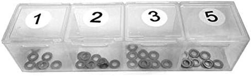 Shim Kit 40 Pieces of Box-Packed for AEG Airsoft Gun Gearboxes Stainless Steel in Saudi Arabia
