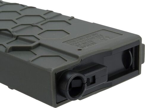 Evike Airsoft - EMG Helios Hexmag Airsoft Polymer 300rd FlashMag Mag for M4-Style Series Airsoft AEGs (Color: OD Green/Single) in Saudi Arabia