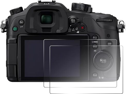 2PCS Screen Protector Compatible with Panasonic GH4 GH3 GX8 Camera, 9H Hardness Tempered Glass Screen Film, Gift for Camera Enthusiasts and Content Creators, Anti-Scratch Anti-Finger Print in Saudi Arabia