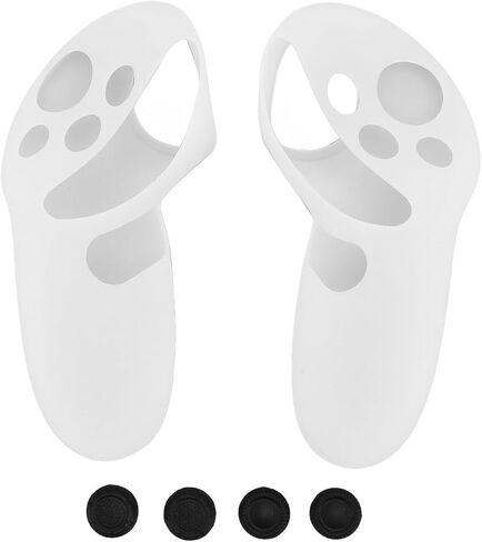 Silicone Controller Grips Cover for Goal 3 Precision Fit Non-Slip Features for VR Gaming Material - Black in Saudi Arabia
