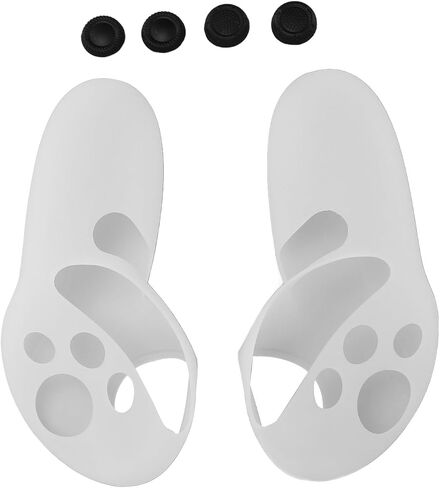 Silicone Controller Grips Cover for Goal 3 Precision Fit Non-Slip Features for VR Gaming Material - Black in Saudi Arabia