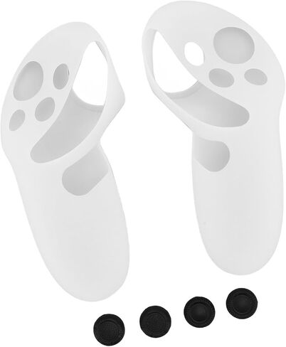 Silicone Controller Grips Cover for Goal 3 Precision Fit Non-Slip Features for VR Gaming Material - Black in Saudi Arabia