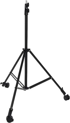 Fabater Photography Light Tripod Stand with Adjustable Height and Casters for Selfies, Video Recording - Metal, Nylon in Kuwait