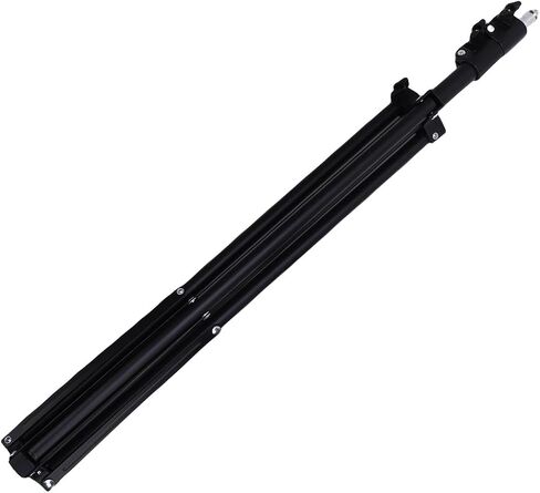 Fabater Photography Light Tripod Stand with Adjustable Height and Casters for Selfies, Video Recording - Metal, Nylon in Kuwait