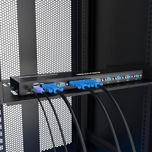 8 Port VGA KVM Switch + 1 VGA KVM Cable in Saudi Arabia