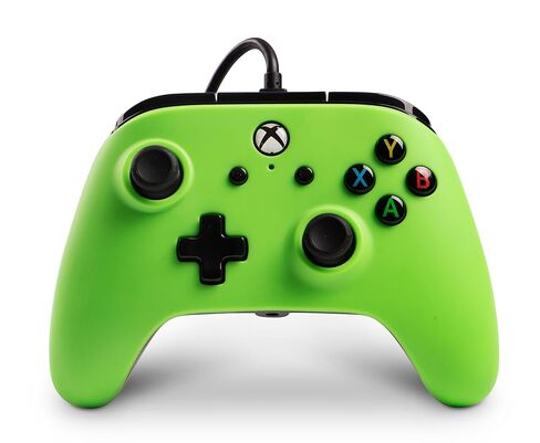 Enhanced Wired Controller for Xbox One - Green, gamepad, wired video game controller, gaming controller, Xbox One, works with Xbox Series X|S in Kuwait