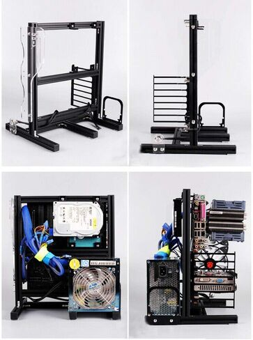 Bare Metal Frame, Open Chassis Design PC Frame Test Bench Air Case Water Cooling Fan Chassic Motherboard Stand for ITX Motherboard M-ATX, ATX Motherboard in Kuwait