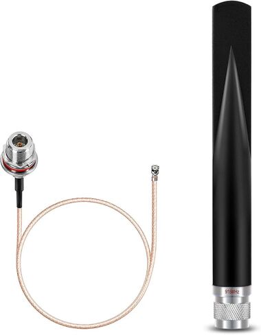 915MHz LoRa Antenna 5dBi Gain 18cm N Male with Adapter Cable in Saudi Arabia
