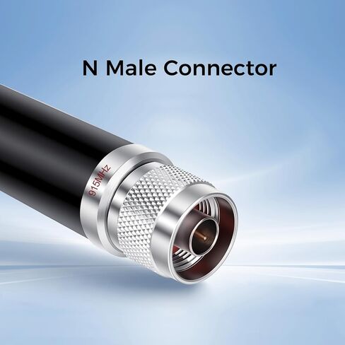 915MHz LoRa Antenna 5dBi Gain 18cm N Male with Adapter Cable in Saudi Arabia