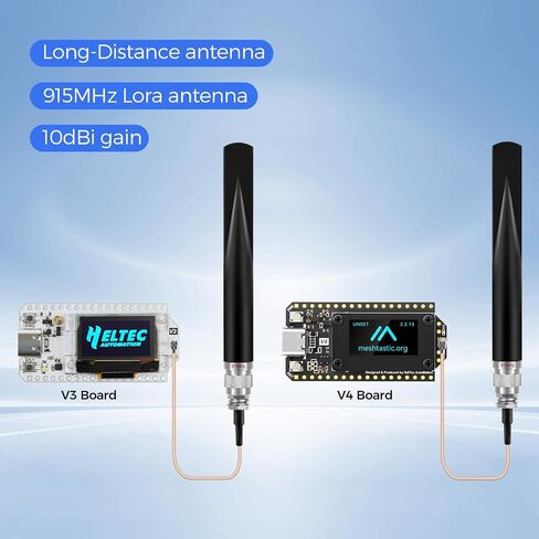 915MHz LoRa Antenna 5dBi Gain 18cm N Male with Adapter Cable in Saudi Arabia