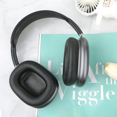 Lambskin Ear Cushions for Apple AirPods Max Headphones, Black in Kuwait