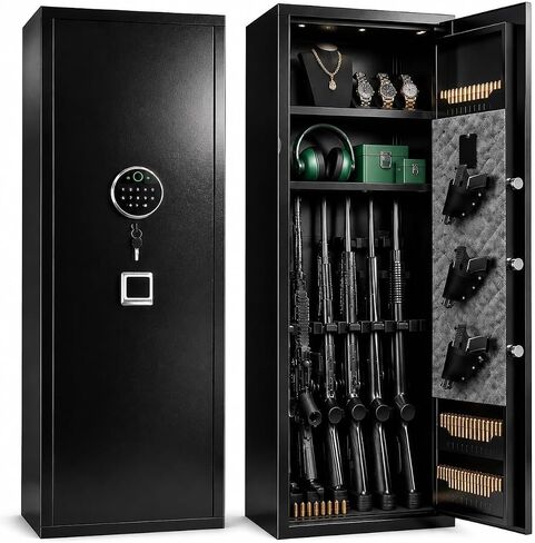 PRESTELION 5-7 Gun Safe for Rifles and Pistols [No Assembly Required] in Kuwait