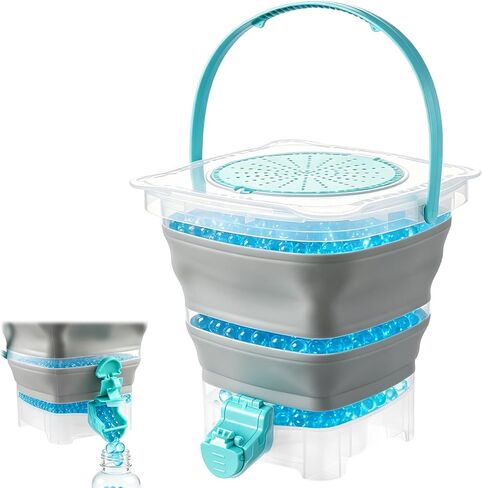 Gel Blaster Ammo Bucket Foldable Large Capacity Container Gel Ball Splatter Ammo Bucket Portable Collapsible Blaster Depot for Holds 15,000 Hydrogel Balls in Saudi Arabia
