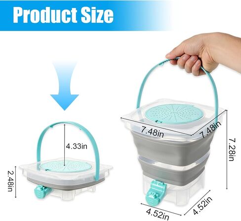 Gel Blaster Ammo Bucket Foldable Large Capacity Container Gel Ball Splatter Ammo Bucket Portable Collapsible Blaster Depot for Holds 15,000 Hydrogel Balls in Saudi Arabia