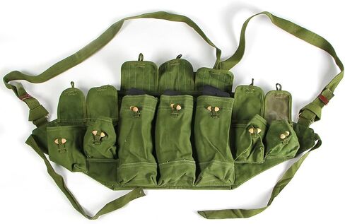 Surplus Type 56 Chest Rig Original Item Green Chinese AK Ammo Pouch for Colletion in Saudi Arabia