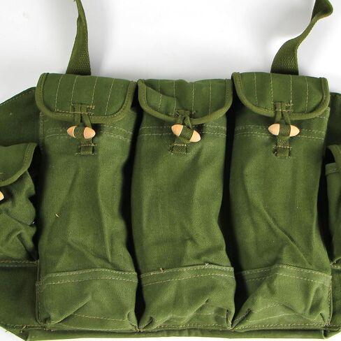 Surplus Type 56 Chest Rig Original Item Green Chinese AK Ammo Pouch for Colletion in Saudi Arabia