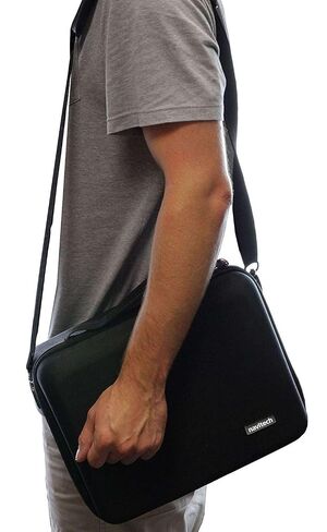 Navitech Black Heavy Duty Rugged Hard Case With Shoulder Strap Compatible With KINGA 3.0 Version VR Headset [video game] [video game] in Saudi Arabia
