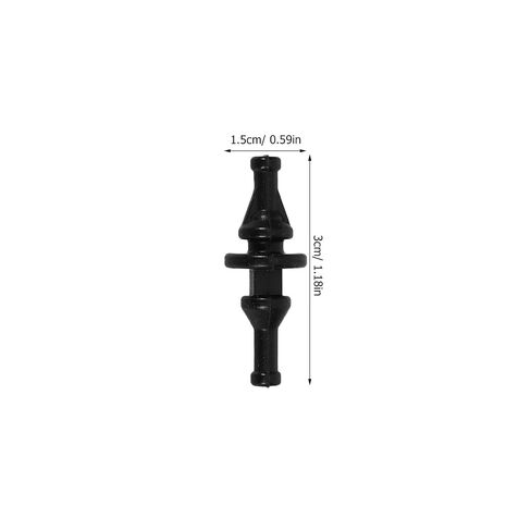 30pcs Black Silicone Fan Mounting Screws for PC Cooling Fan with Elastic Mounting and Easy Installation for Work and Gaming Computer Accessories in Saudi Arabia