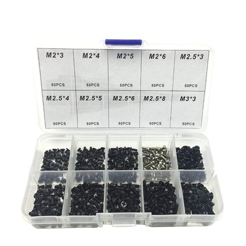 500pcs Laptop Screws Kit Carbon Steel Replacement Mini Cross in Saudi Arabia