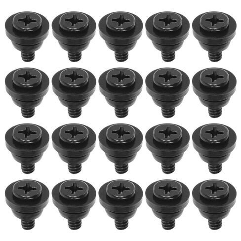 30pcs Anti-Vibration SSD Screws with Integrated Shock Mount Ring HDD Mounting Fasteners for Desktop Computer Case Assembly Iron Material for Convenient PC Repair and Noise in Saudi Arabia