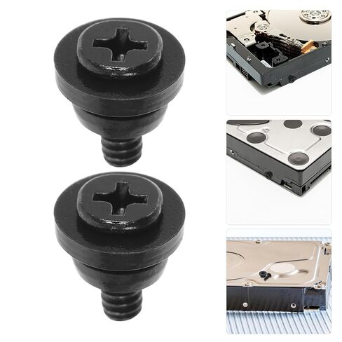 30pcs Anti-Vibration SSD Screws with Integrated Shock Mount Ring HDD Mounting Fasteners for Desktop Computer Case Assembly Iron Material for Convenient PC Repair and Noise in Saudi Arabia
