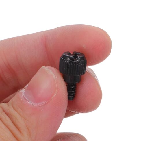 50pcs Computer Side Panel Screws for PC Case Carbon Steel Black in Saudi Arabia