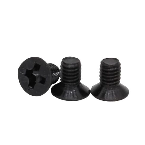 Black Carbon Steel Countersunk Screw Micro Fastener in Saudi Arabia