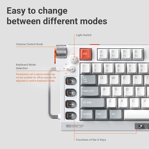 nuphy Field75 HE V2 75% Layout 83 Keys Gaming Keyboard with knobs (Magnetic Jade Dragon-N Switches) in Kuwait