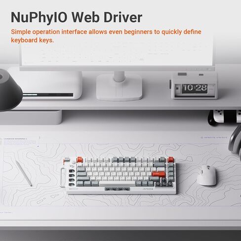 nuphy Field75 HE V2 75% Layout 83 Keys Gaming Keyboard with knobs (Magnetic Jade Dragon-N Switches) in Kuwait