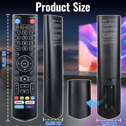 Backlit V5 Pro Voice Remote Control Compatible with vSeeBox V1/V2/V3 Pro in Kuwait