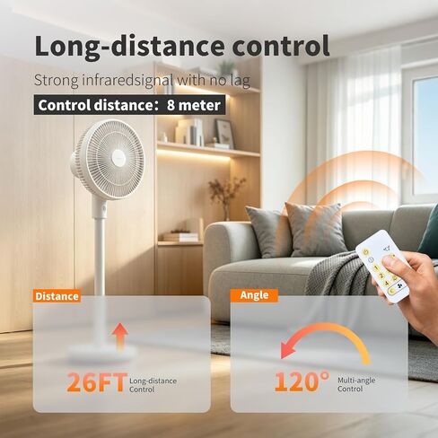 Replacement Remote Control Intended for IRIS Woozoo Globe Multi-Directional 5-Speed Oscillating Fan in Kuwait