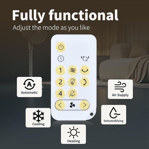 Replacement Remote Control Intended for IRIS Woozoo Globe Multi-Directional 5-Speed Oscillating Fan in Kuwait