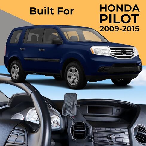 حامل هاتف لسيارة Honda Pilot 2009-2015 مصنوع حسب الطلب وسهل التركيب ولا يتطلب أدوات in Saudi Arabia