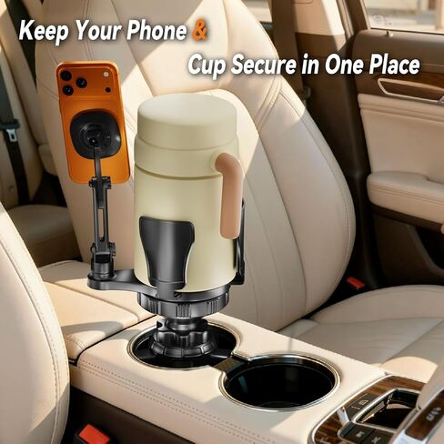 EXELIQ Cup Holder Phone Mount with MagSafe, 2-in-1 Expander in Saudi Arabia