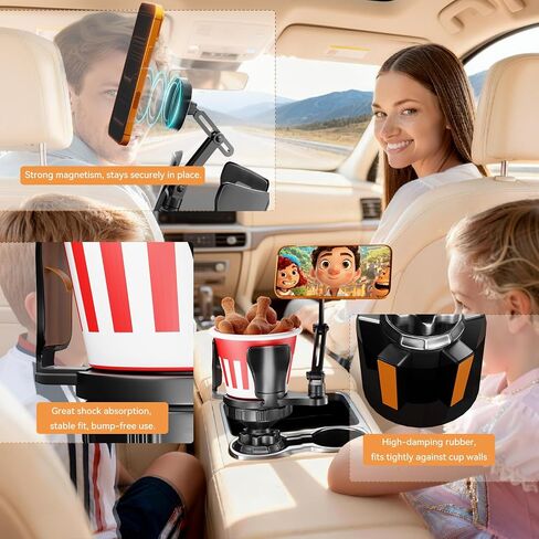 EXELIQ Cup Holder Phone Mount with MagSafe, 2-in-1 Expander in Saudi Arabia