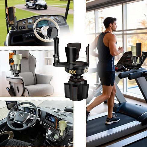 EXELIQ Cup Holder Phone Mount with MagSafe, 2-in-1 Expander in Saudi Arabia